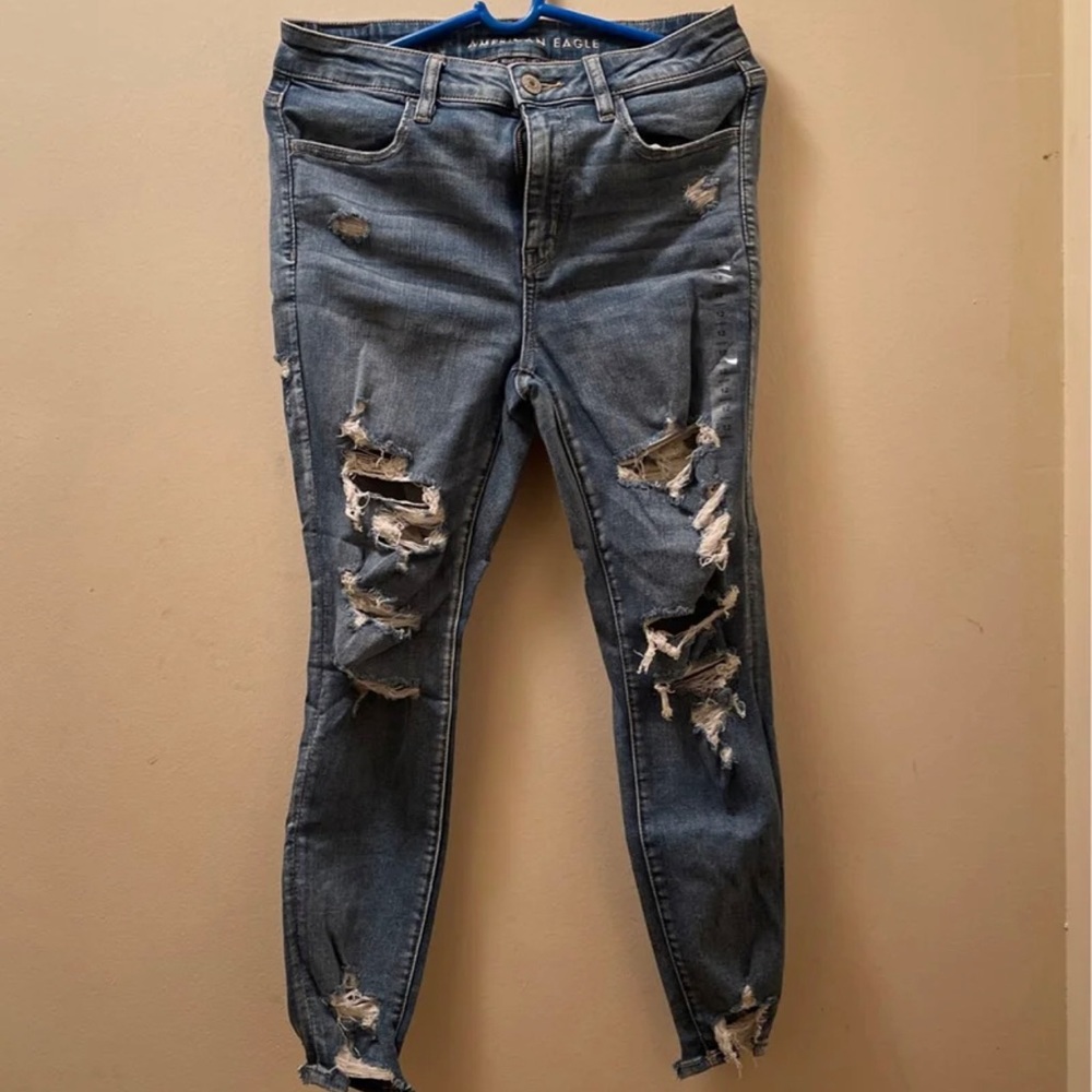 Womens American Eagle high-rise jeans